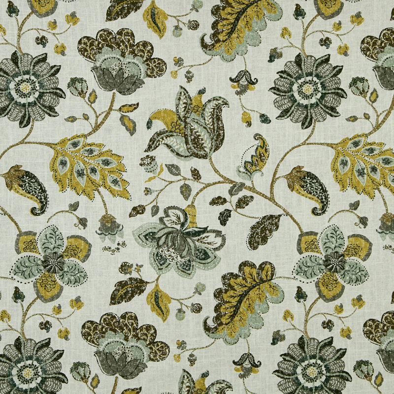 Color Library 13 Mp Spring Mix Fabric, Aloe