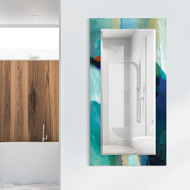 Emillie Glass Rectangle Mirror, 54" x 28"