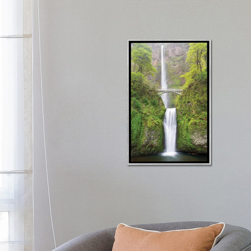 " Oregon, Columbia River Gorge National Scenic Area, Multnomah Falls " by Jamie & Judy Wild, Silver Framed