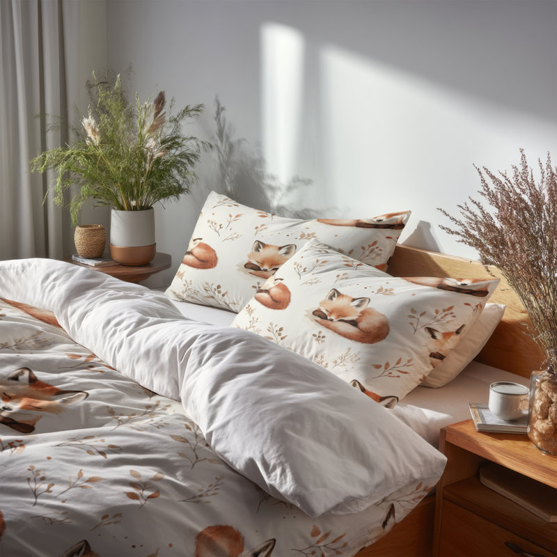Ensemble de literie pour enfants 6 animaux, Queen Comforter + 3 Additional Pieces