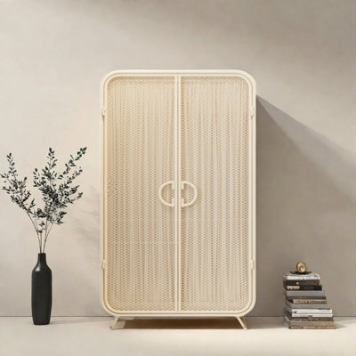 Garde-robe simple et légère en acier de luxe