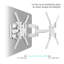 ONKRON Single Screen Wall Mount