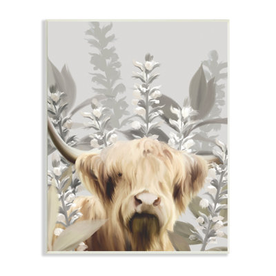 «Longhorn Portrait Shaggy Bovins»
