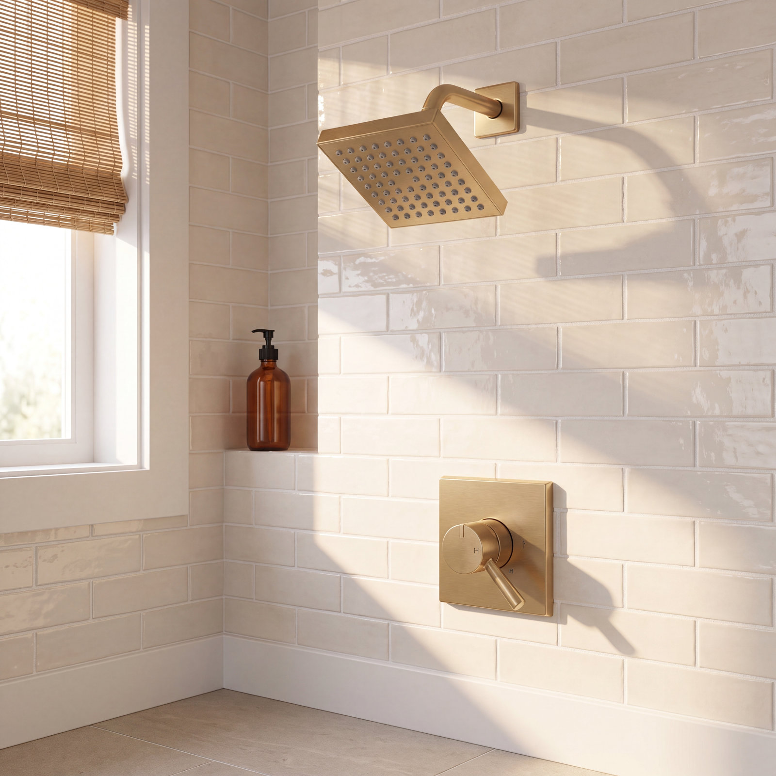 Vero Shower Faucet, Champagne Bronze
