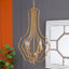 Lustre en métal 4 lumières