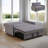 53" Flannel 3-in-1 Convertible Living Room Sofa Sleeper Bed-741980388