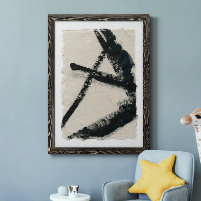 «Lines Crossed I», peinture sur toile encadrée