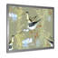 Herons, oiseaux dans l'eau - Peinture sur toile encadrée-59760919-59760920