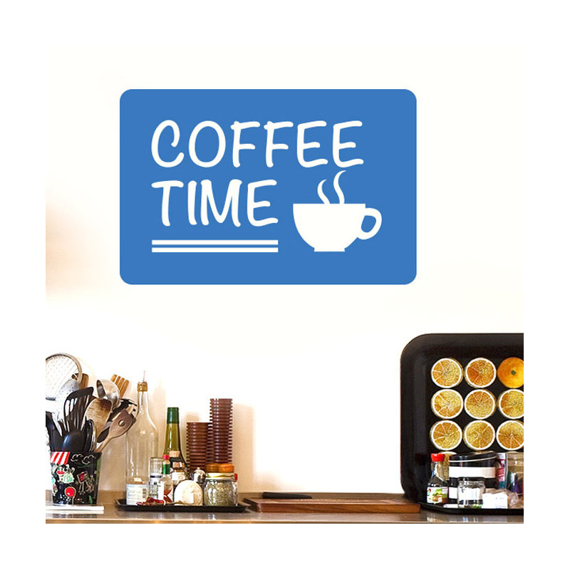 Wall Decal, Blue, Large