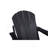 Folding Adirondack Chair with Dual Cup Holder - Composite Adirondack Chair with Wood Texture- Black-1427248133