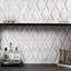Basque 6x12 Beveled Polished Marble Tile-466413453