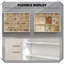5-Tier Wall Shelf Display Cabinet Glass Door Wall Mounted-1082385000