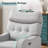  Myah 36.6''W Modern Faux Leather Power Recliner Chair With Swivel and Rocker, USB Port and Type-C Port -998378029