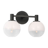 Sean Lavin Torian Bathroom Bedroom Wall Fixture With Milk Clear Glass Mix Shade