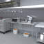Table de travail en acier inoxydable-50193321