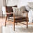 Kiannah Genuine Leather Accent Chair-1695486086