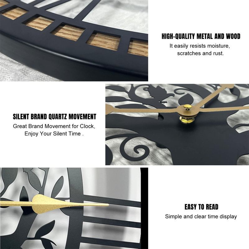 Metal Wall Clock