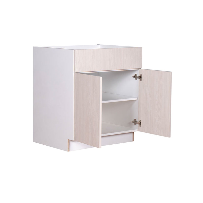 SB33    One False Front Two Doors, Sink Base Cabinet