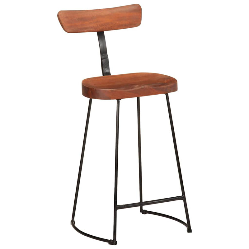 Brahn Counter Stool, Bar Stool (Overall Height: 79cm), Brown/Black