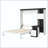 Full Size Murphy Bed with Desk and Storage