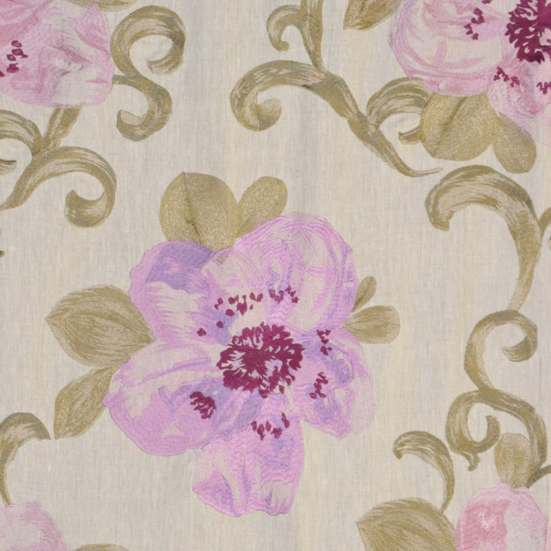 Luxe Floral Fabric, Pink