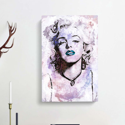 Marilyn Monroe In Abstract - Wrapped Canvas