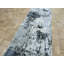 Tapis de couloir gris noué à la main de conception unique 2 pi 7 po x 8 pi 2 po Antonioni