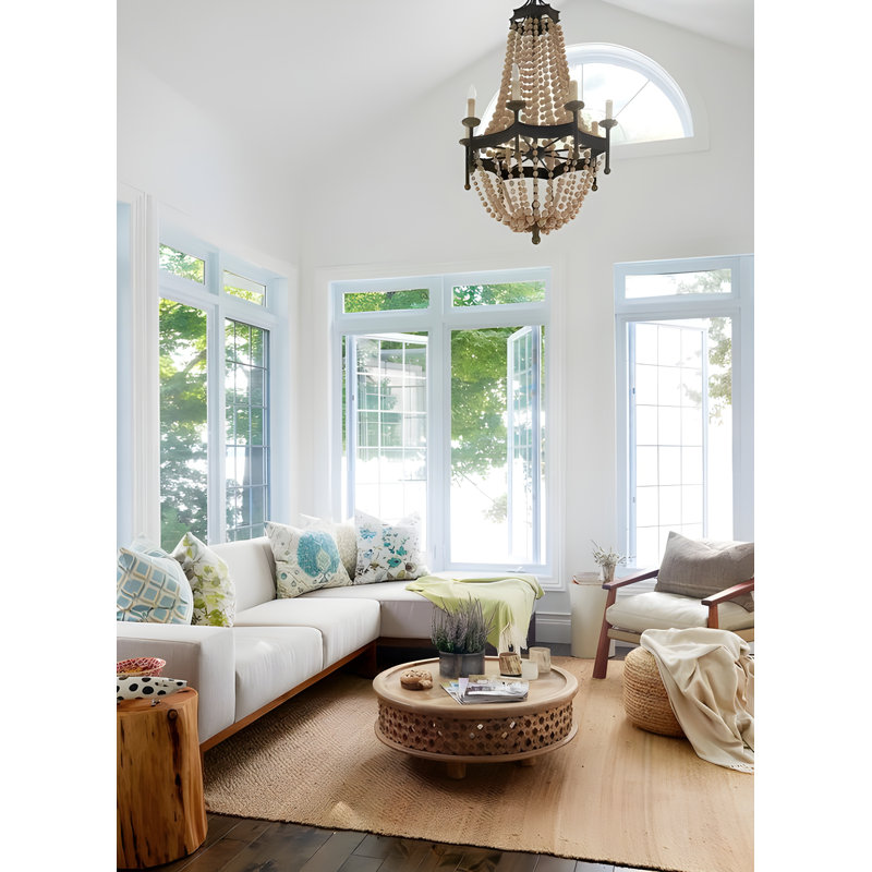 Gutierrez 8 - Light Dimmable Teardrop Chandelier