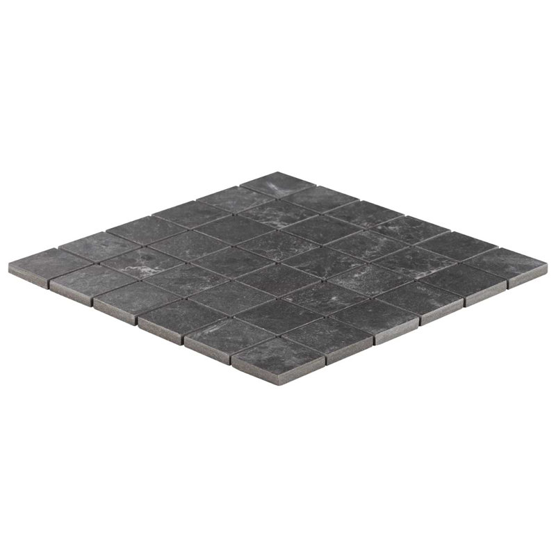 ZenTech 2x2 Matte Porcelain Mosaic Tile, Graphite Gray
