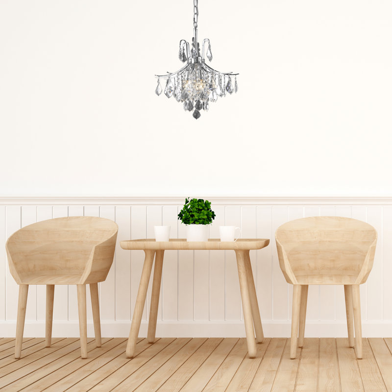 Hermanson 6 - Light Chandelier, Chrome