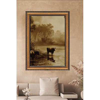 Stunning Framed Canvas Painting, 15.7 x 23.6 inches | 50% Polystyrene & 50% Canvas Polyester Fabric, Thickness: 1.2 inches | Easy Wall Hanging with Back Piece | Perfect for Home Décor & Art Lovers