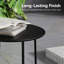 Table ronde ronde avec pieds en acier-247788775