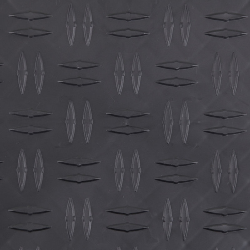 Carrelage de garage noir 12 po x 12 po Grid-Loc Diamond, Graphite