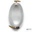 Plateau de service ovale 22 po Savanna Elegance