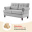 Causeuse rembourrée 55,9 po-285930117
