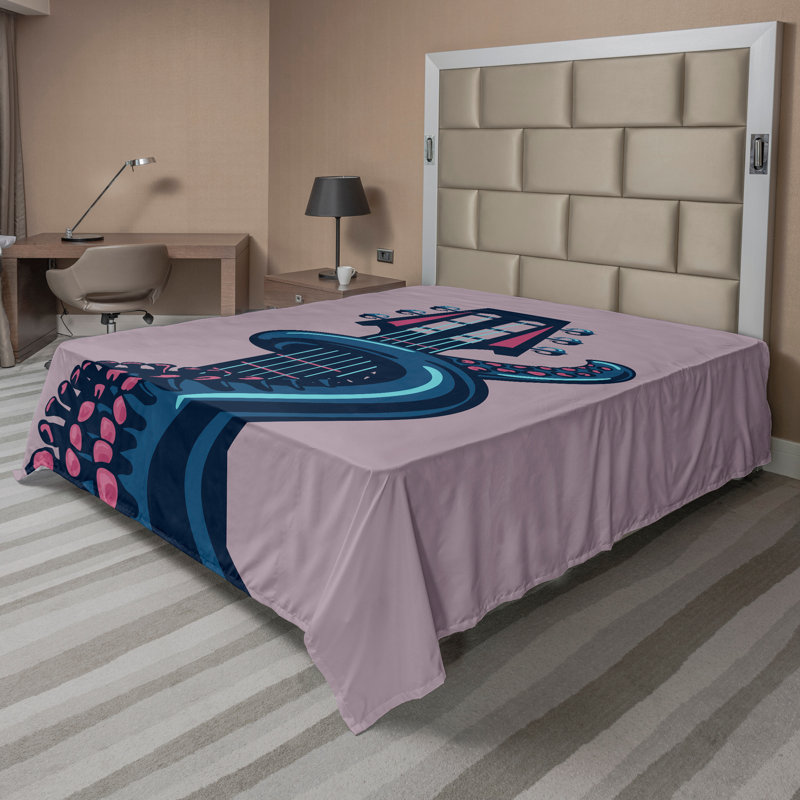 Ambesonne Octopus, Drap plat de taille très grand