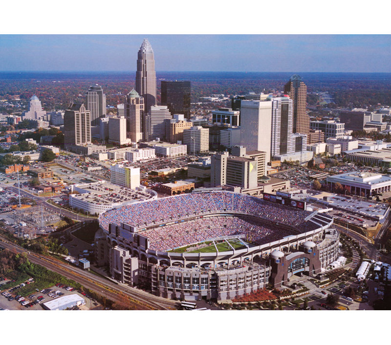 Charlotte, North Carolina, 17" H x 24" W