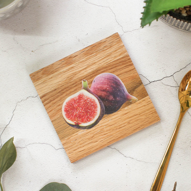 Wood 1 Piece Coaster