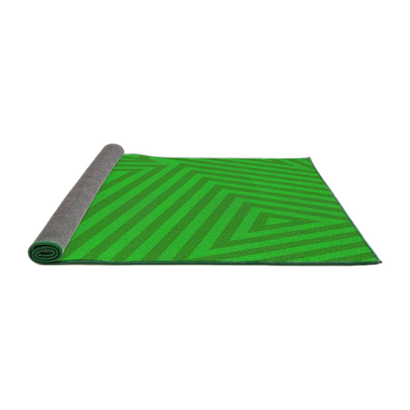 Tapis de zone verte à motif, Rond 4 pi