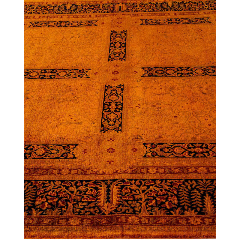 Tapis noué à la main unique en son genre Holsworth - doré