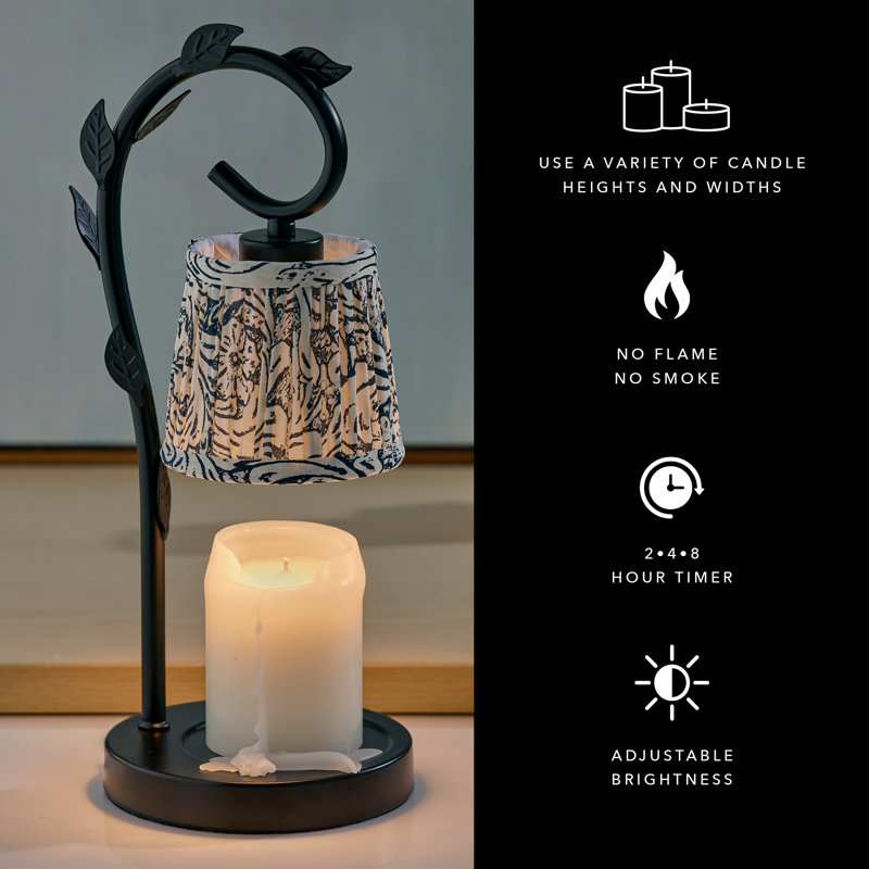 Lampe Ivy Candlewarmer avec minuterie - Chauffe-cire à intensité variable, 3 modes d'éclairage et arrêt automatique