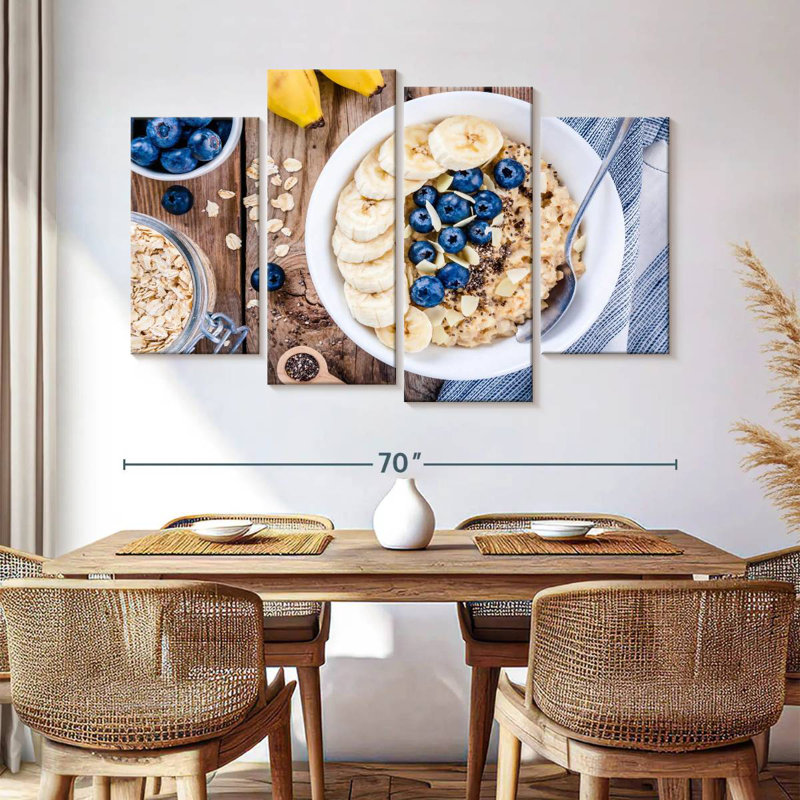 Yarlin Healthy Oatmeal Breakfast, 42" H x 68" W