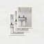 Armoire à pharmacie de salle de bain avec lumières, armoire à pharmacie DEL 28 po x 20 po