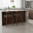 Solid Wood Bar Stool With Footrest 2 Packs-1969570282