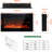 Chantilly 30'' W Black Electric Fireplace