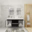 Ensemble de meuble-lavabo double mural 60 po Hartt-1422228032