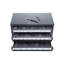 Drill Bit Dispenser Cabinet, Three-Drawer Drill Bit Organizer Cabinet for 1/16" to 1/2"