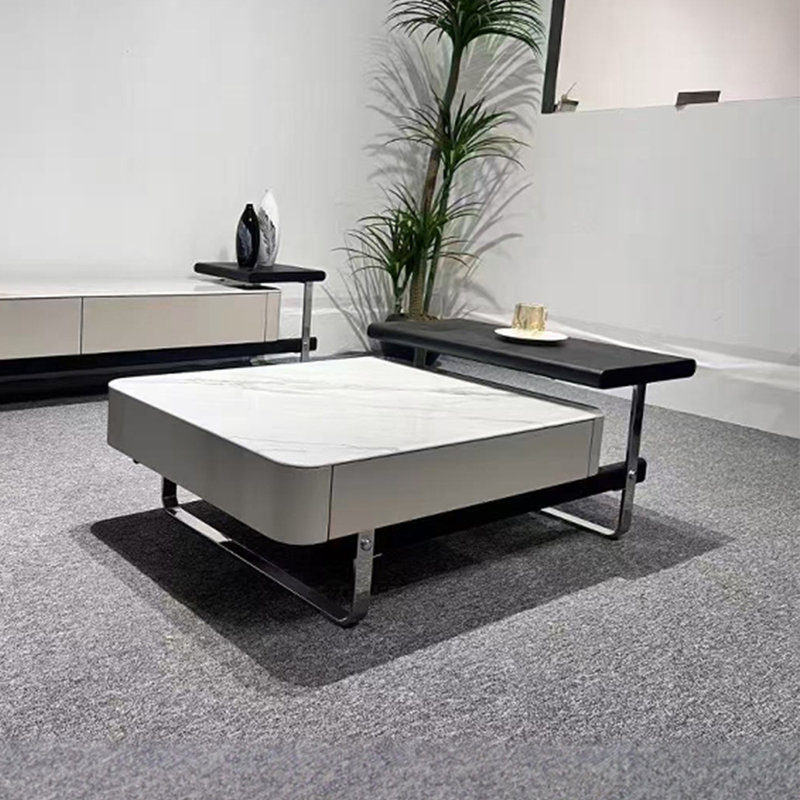Modern Irregular Slate Coffee Table