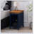 Nightstand with Storage Cabinet & Solid Wood Tabletop, Bedside Table, Sofa Side Coffee Table