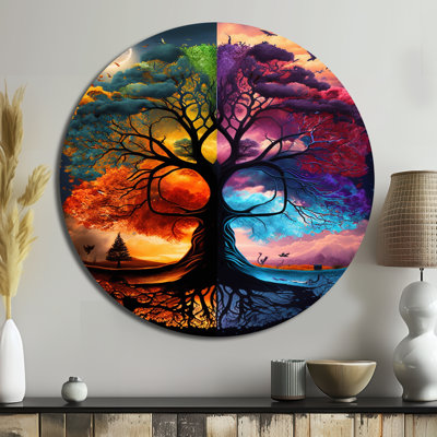 Lemoine - Landscapes Round Metal Art